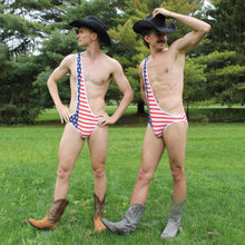 Load image into Gallery viewer, Red, White, and Bro Brokini